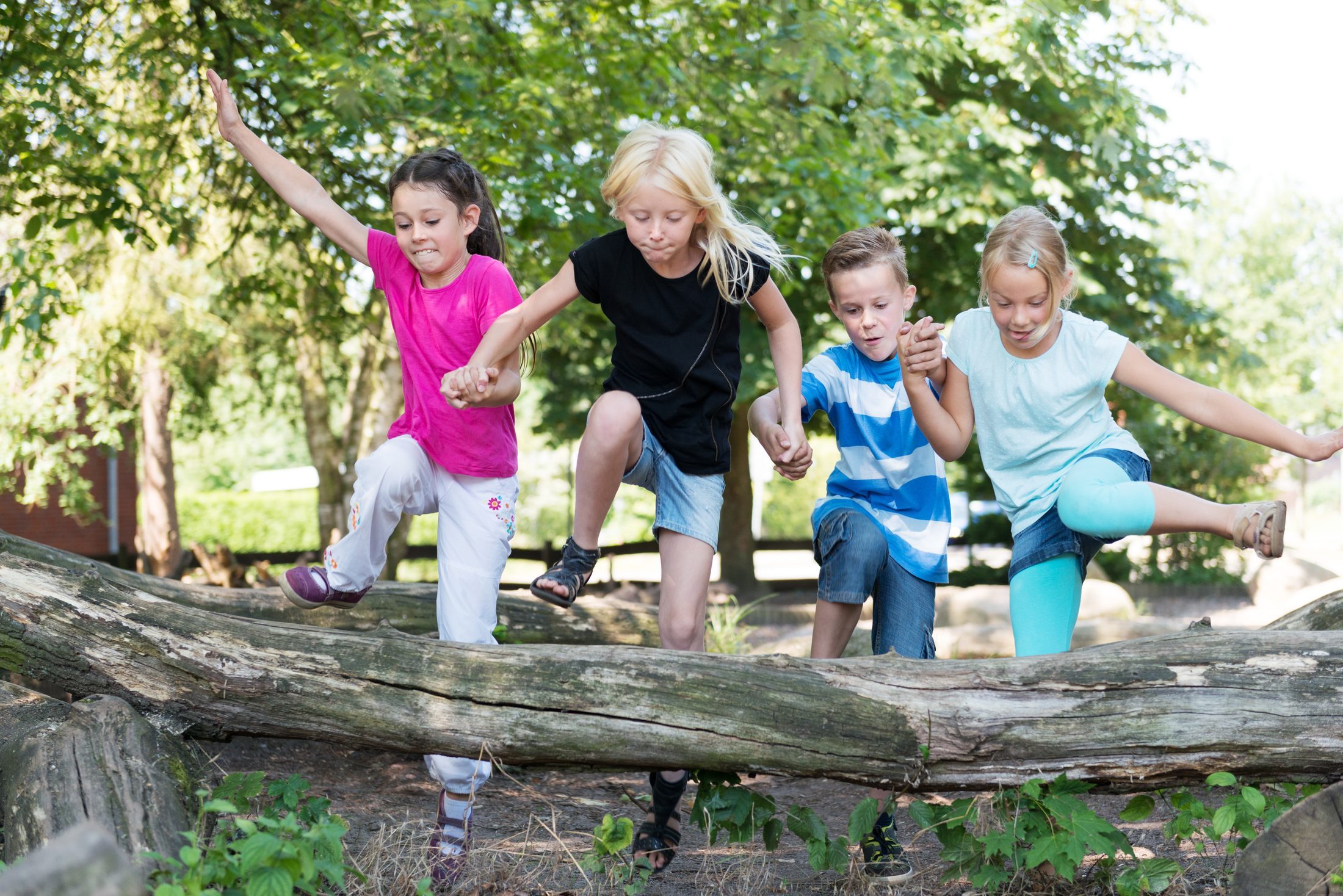 Kids Playing Outside